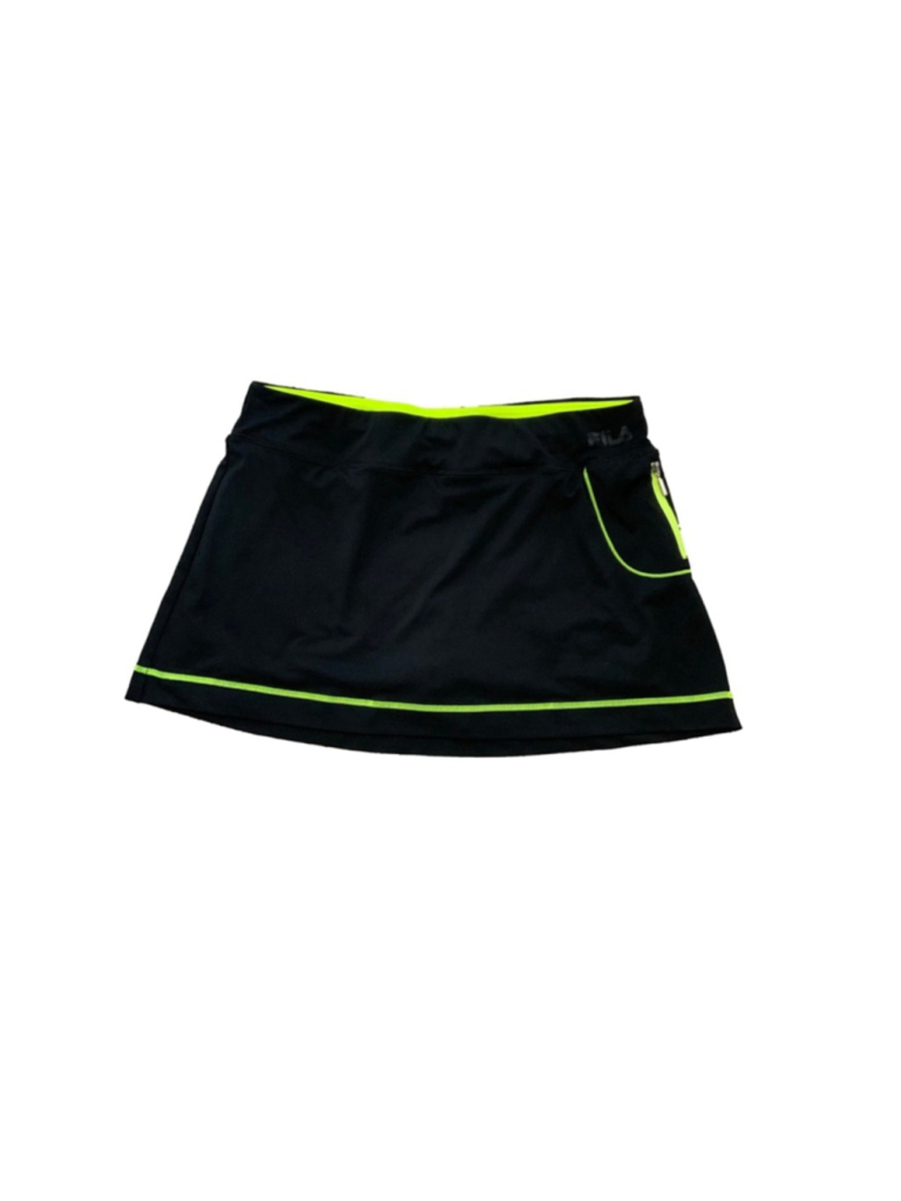 FILA Black Women's Size Large Stretch Waist Tennis Skort